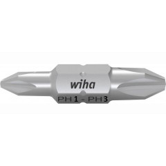 WH-43860 Бита двусторонняя крестовая Standard Phillips PH1 х PH3 х 30 мм 7411Z 43860 Wiha