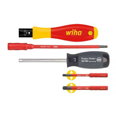 WH-38074 Профессиональный стартовый набор инструментов slimTorque VDE 2872 S3 38074, 5 предметов Wiha